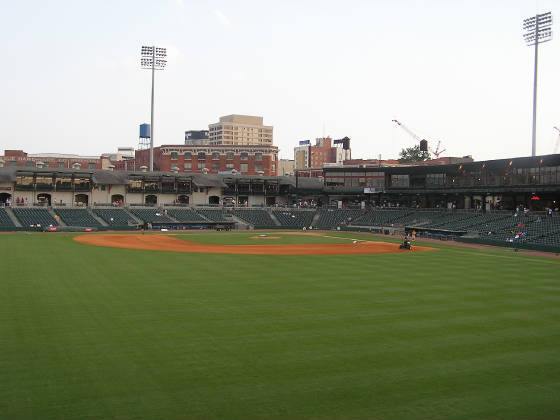 A view from Centerfield- Riverwalk Stadium